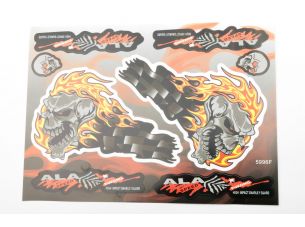 Наклейки (набор)   SKULL   (32х23см)   (#5996F)