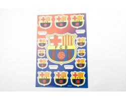Наклейки (набор)   спонсор   FCB   (32х23см)   (#5741A)