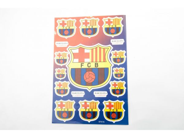 Наклейки (набор)   спонсор   FCB   (32х23см)   (#5741A)