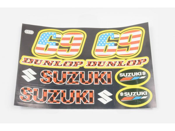 Наклейки (набор)   спонсоры, мультибренд   (#5931)