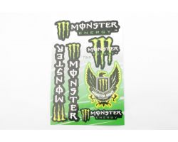 Наклейки (набор)   спонсор   MONSTER ENERGY   (27х18см)   (#7049)