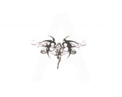 Наклейка   декор   DIABLO   (10х6см)   (#3415)