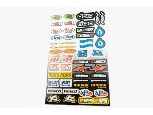 Наклейки (набор)   спонсоры, мультибренд   (#5991J)