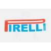 Наклейка   логотип   PIRELLI   (23x7см, желтая)   (#0336)