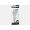 Наклейка   декор   FOOT   (16x9см, стразы серебро)