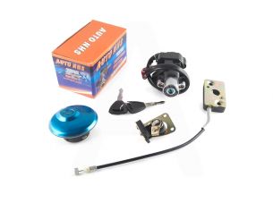 Замок зажигания (комплект)   Zongshen TORNADO 200/250   (круглая крышка бака)   LIHAI