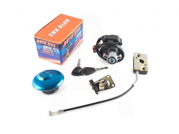 Замок зажигания (комплект)   Zongshen TORNADO 200/250   (круглая крышка бака)   LIHAI