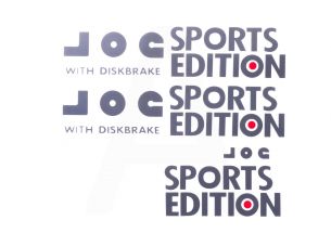 Наклейки (набор)   JOG SPORTS ED   (25х8см)   (#0627)