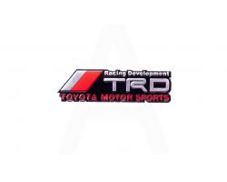 Наклейка   шильдик   TRD   (11x3см)   (#1670)