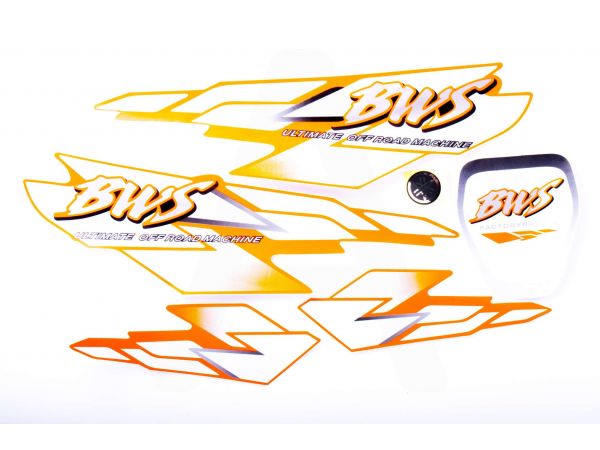 Наклейки (набор)   BWS   (оранжевые)   (#7311)