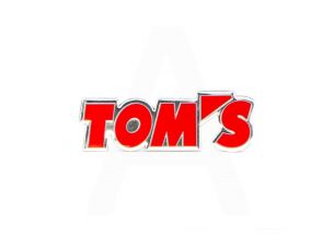 Наклейка   TOMS  (15х7см)