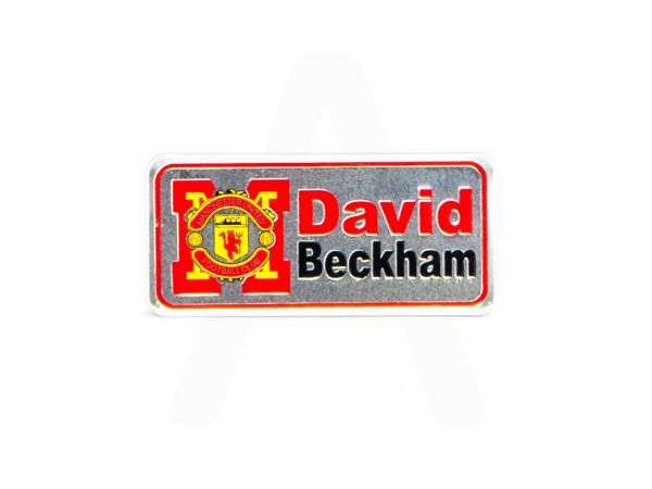 Наклейка   DAVID BECKHAM (16х5см)