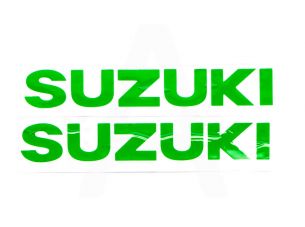 Наклейка   буквы   SUZUKI   (19х5см, 2шт, зеленый)   (#HCT10001)