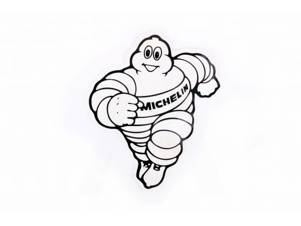Наклейка   логотип   MICHELIN   (6х8см)   (#0148)