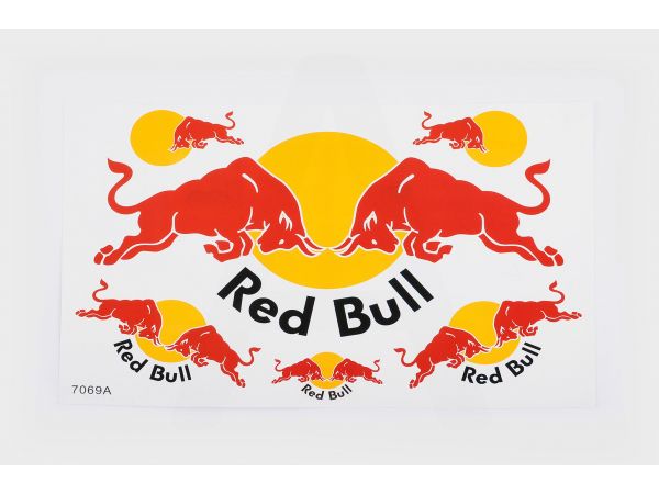 Наклейки (набор)   спонсор   RED BULL   (27х17cм)   (#7069A)