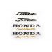 Наклейки (набор)   Honda JADE   (21х5см, 2+2шт)   (#0955)