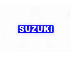 Наклейка   логотип   SZK   (7x1см, 20шт, синяя)   (#1862)