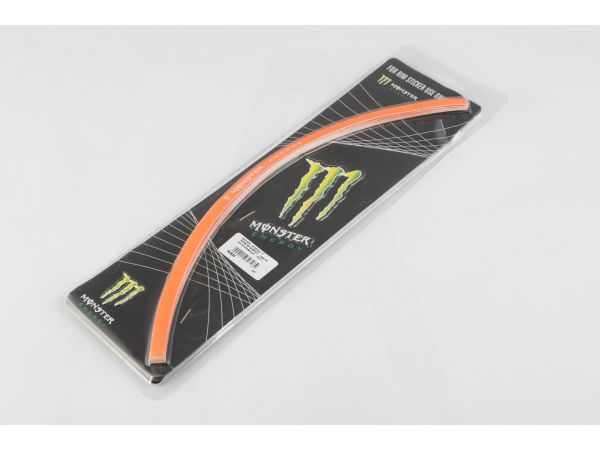 Наклейка   на колесо 17   MONSTER ENERGY   (красная, светоотражающая)   GJCT