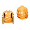 Мотокуртка   DAQINESE   (кожзам) (size:XXXL, оранжевая, mod:3)