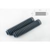 Гофры передней вилки (пара)   универсальные   L-250mm, d-30mm, D-50mm   (серые)   MZK