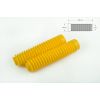 Гофры передней вилки (пара)   универсальные   L-250mm, d-30mm, D-50mm   (желтые)   MZK