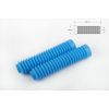 Гофры передней вилки (пара)   универсальные   L-250mm, d-30mm, D-50mm   (голубые)   MZK
