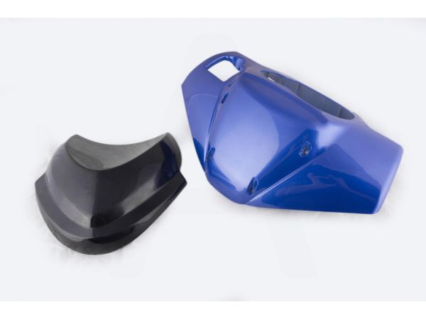 Пластик   Zongshen RACE 2/4   передний (голова)   (синий)   KOMATCU