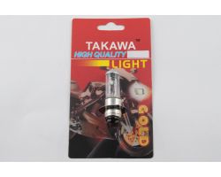 Лампа P15D-25-1 (1 ус)   12V 18W/18W   (белая)   (блистер)   (S-head)   TAKAWA   (mod:A)