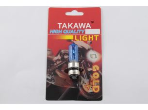 Лампа P15D-25-1 (1 ус)   12V 18W/18W   (супер белая)   (блистер)   TAKAWA   (mod:A)
