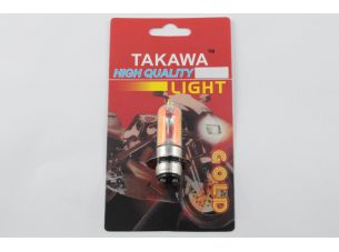 Лампа P15D-25-1 (1 ус)   12V 18W/18W   (хамелеон радужная)   (блистер)   TAKAWA   ( mod:A)