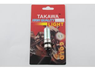 Лампа P15D-25-1 (1 ус)   12V 18W/18W   (хамелеон розовый)   (блистер)   TAKAWA   (mod:A)