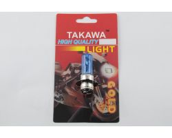 Лампа P15D-25-3 (3 уса)   12V 18W/18W   (супер белая)   (блистер)   TAKAWA   (mod:A)