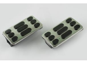 Резинки подножек водителя   Delta   (черные с хромированной вставкой mod:2)   XJB
