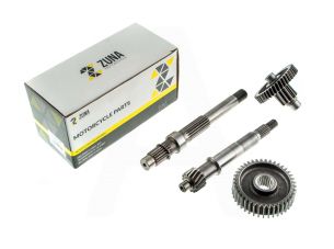 Редуктор (в сборе)   4T GY6 125/150   (длинный, под два амортизатора)   ZUNA