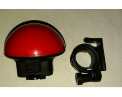 Сигнал велосипедный с подсветкой   круглый   (красный)   (mod:JY-575C)   DS