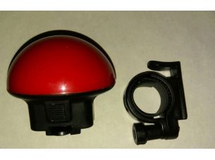 Сигнал велосипедный с подсветкой   круглый   (красный)   (mod:JY-575C)   DS