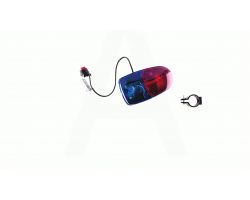 Сигнал велосипедный с подсветкой   (прозрачно- красный, 1LED, АА*2) (mod:JY-207)   DS