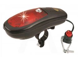 Сигнал велосипедный с подсветкой (банан)   (черный, 1 LED, 8 мелодий, АА*2) (mod:JY-908A)   DS