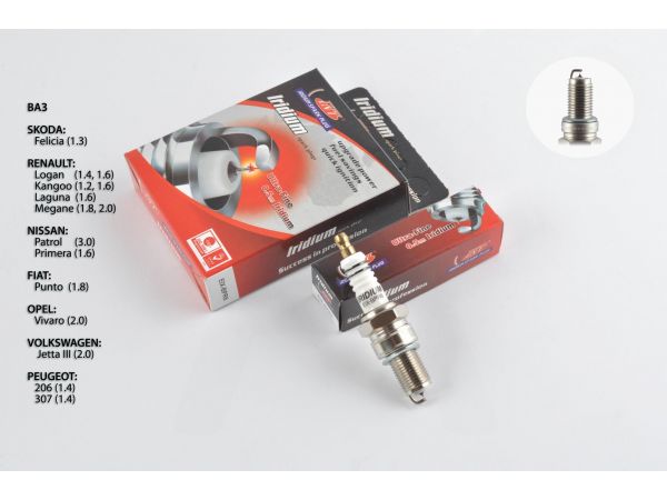 Свеча авто   BPR6   M14*1,25 19,0mm   IRIDIUM   (под ключ 21) (длинный электрод)   INT