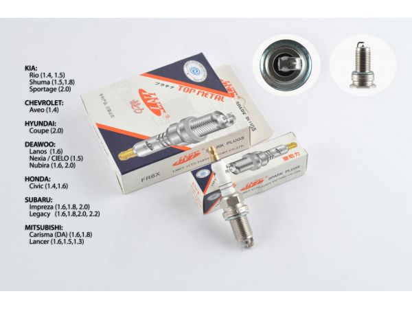 Свеча авто   FR6X   M14*1,25 19,0mm   (под ключ 16) (экстрим)   INT - TOP METAL