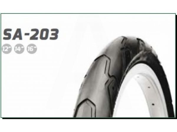 Велосипедная шина   12 * 1/2 * 2 1/4   (47-203)   (S-203 слик)   Delitire-Индонезия   (#LTK)