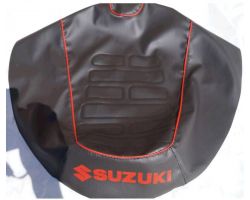Чехол сиденья   Suzuki LETS   (кожвинил, кант, надпись) (EURO)   IGR