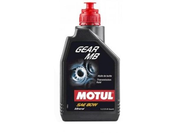 Масло трансмиссионное, 1л   (SAE 80, GEAR MB) (выдерживает сверхдавление)   MOTUL   (#105780)