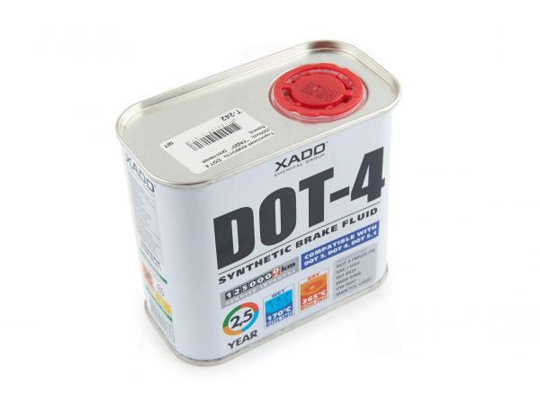 Тормозная жидкость   DOT 4   (500мл)   (жестяная банка)   ХАДО