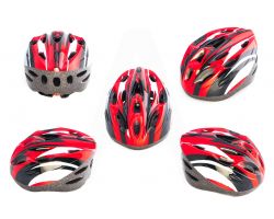 Шлем кросс-кантри   (бело-красный)   DS