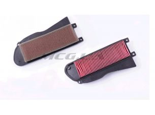 Элемент воздушного фильтра   4T GY6 125/150   (бумажная гармошка в пластике, прямоугольный)   ST