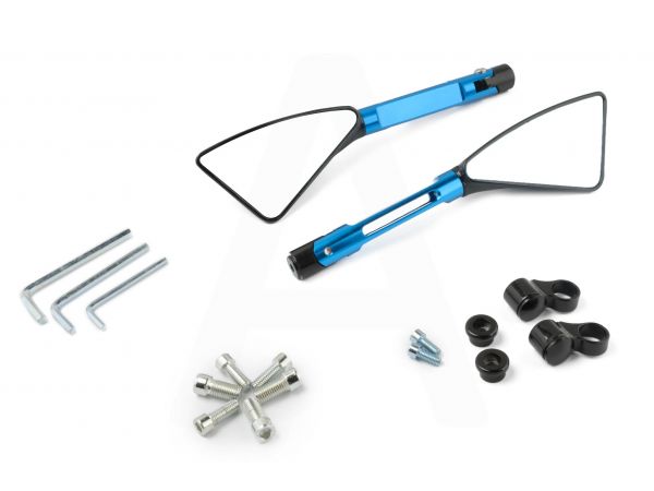 Зеркала   (синие, треугольные, алюм., антиблик, переход., инструм.)   KOMACU