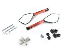 Зеркала    (красные, многоугольные, алюм., антиблик, переход., инструм.)    KOMATCU