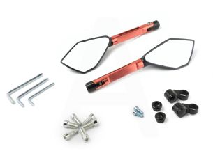 Зеркала    (красные, многоугольные, алюм., антиблик, переход., инструм.)    KOMATCU