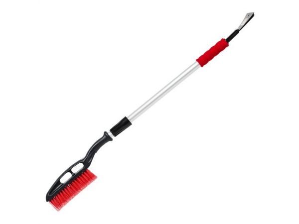 Щетка со скребком телескопическая 99-139см INTERTOOL